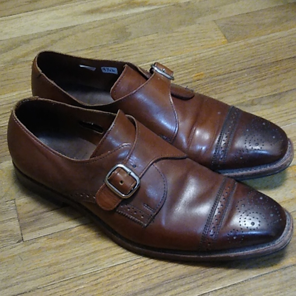 Allen Edmonds Single Monk Strap Shoes